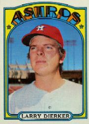 1972 Topps Baseball Cards      155     Larry Dierker